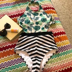 One Piece Cupshe Halter Top Swimsuit